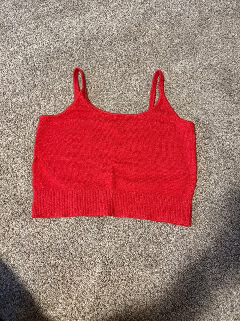 Old Navy Red Knit Tank Camisole